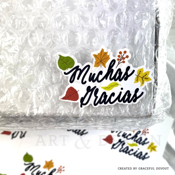 Muchas Gracias - 2" (inches) (96ct.)  [GD21-96] - Picture 4 of 5